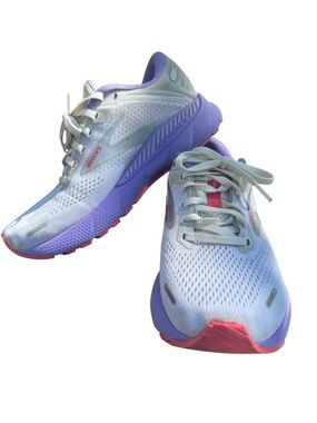 Brooks Adrenaline GTS 22 Women’s White, Purple & Pink Athletic Running Shoes